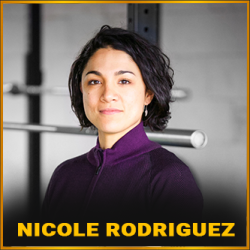 Nicole Rodriguez mit Gold Nicole Rodriguez mit Gold