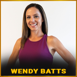 Wendy Batts mit Goldrand